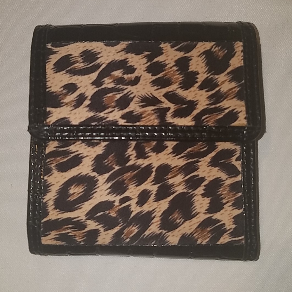 Nine West leopard wallet